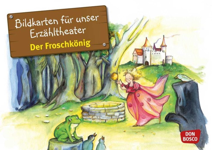 Der Froschkönig. Kamishibai Bildkartenset