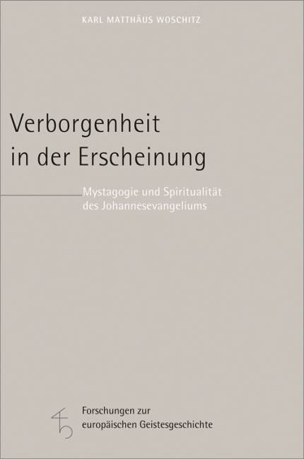 Verborgenheit in der Erscheinung