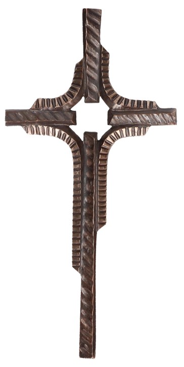 Wandkreuz aus Bronze