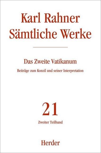 Das Zweite Vatikanum. Teilbd.2