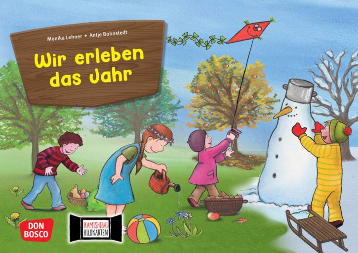 Wir erleben das Jahr. Kamishibai Bildkartenset.