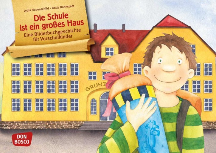 Die Schule Ist Ein Großes Haus Kamishibai Bildkartenset Für Vorschule