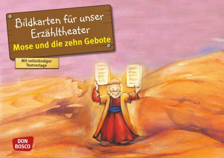 Mose und die zehn Gebote, Kamishibai Bildkartenset