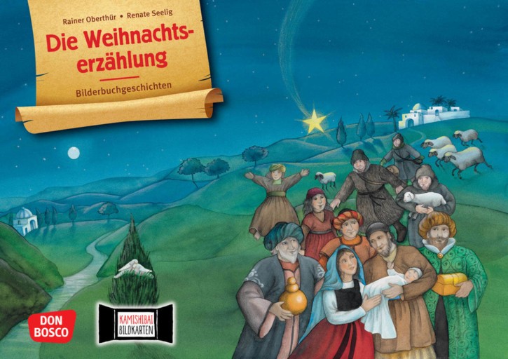 Die Weihnachtserzählung. Kamishibai Bildkartenset.