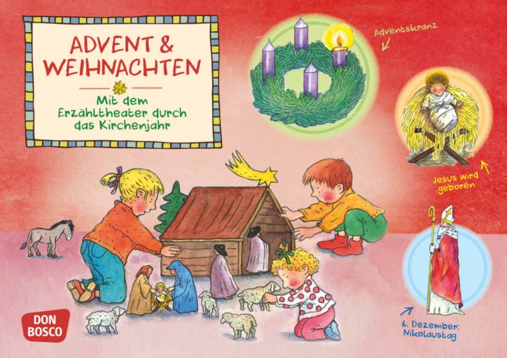 Advent und Weihnachten. Kamishibai Bildkartenset