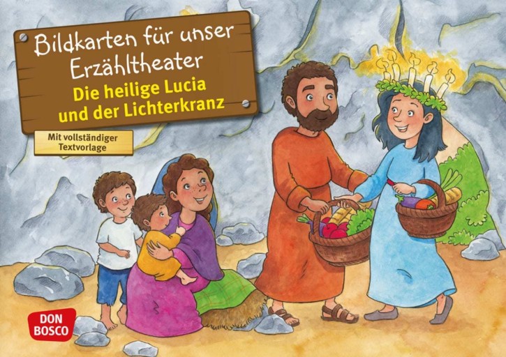 Die heilige Lucia und der Lichterkranz. Kamishibai Bildkartenset.