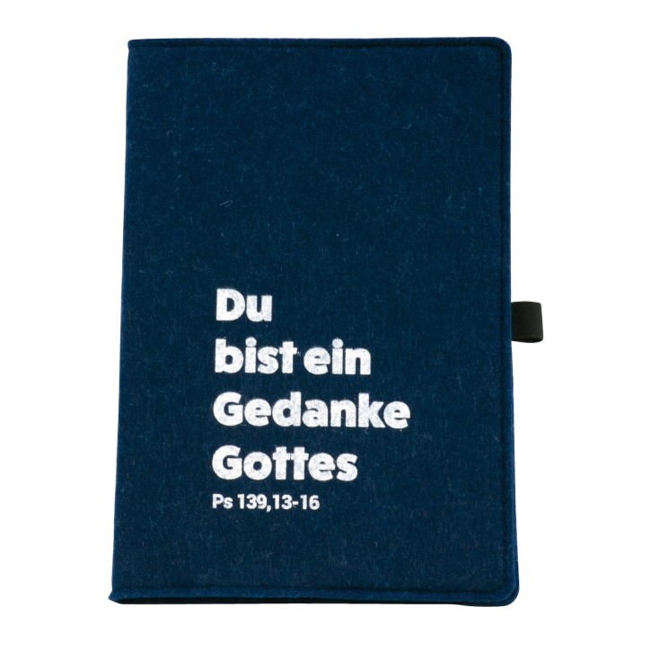 Notizbuch DIN A5 aus rPET-Filz