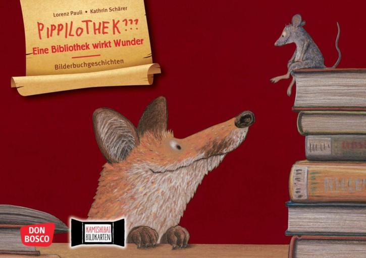 Pippilothek??? Eine Bibliothek wirkt Wunder. Kamishibai Bildkartenset