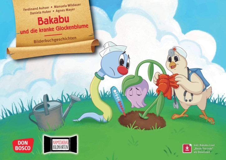 Bakabu und die kranke Glockenblume. Kamishibai Bildkartenset, m. 1 Beilage