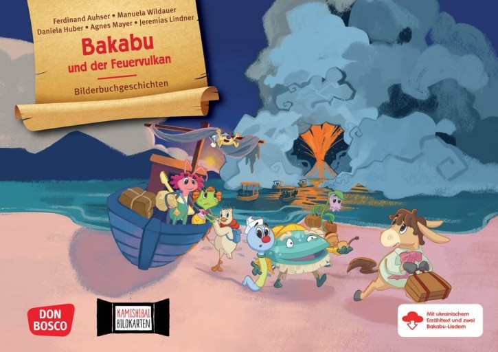 Bakabu und der Feuervulkan.Kamishibai Bildkartenset, m. 1 Beilage