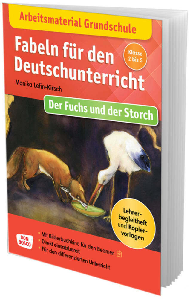 Arbeitsmaterial Grundschule Fabeln Für Den Deutschunterricht Der Fuchs Und Der Storch M 1
