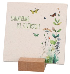 Natursteintafel - Erinnerung