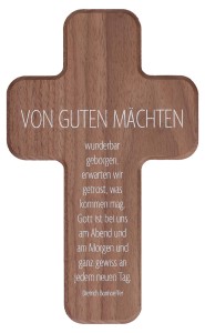 Holzkreuz - Von guten Mächten