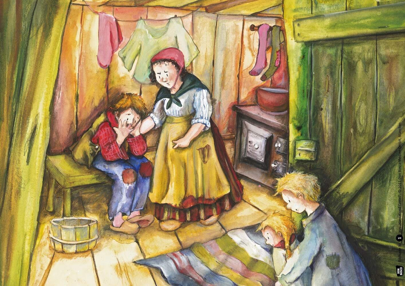 Hänsel und Gretel. Kamishibai Bildkartenset