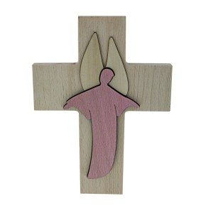 Intarsienkreuz Engel