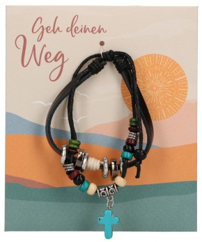 Leder-Armband - Geh deinen Weg