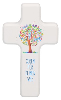 Kinderkreuz aus Buchenholz - Segen für deinen Weg