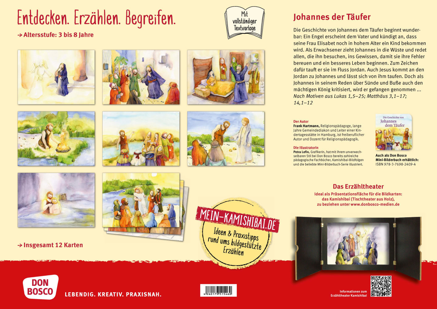 Die Geschichte von Johannes dem Täufer. Kamishibai Bildkartenset