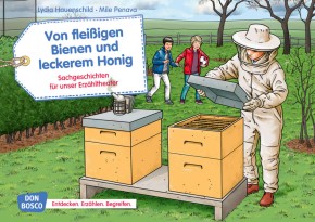 Von fleißigen Bienen und leckerem Honig. Kamishibai Bildkartenset