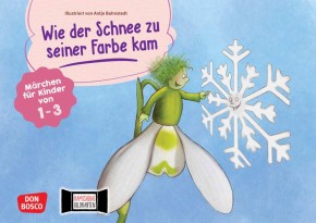 Wie der Schnee zu seiner Farbe kam. Kamishibai Bildkartenset