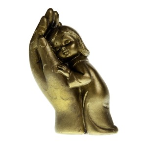 Skulptur - Hand mit Kind, 10 cm