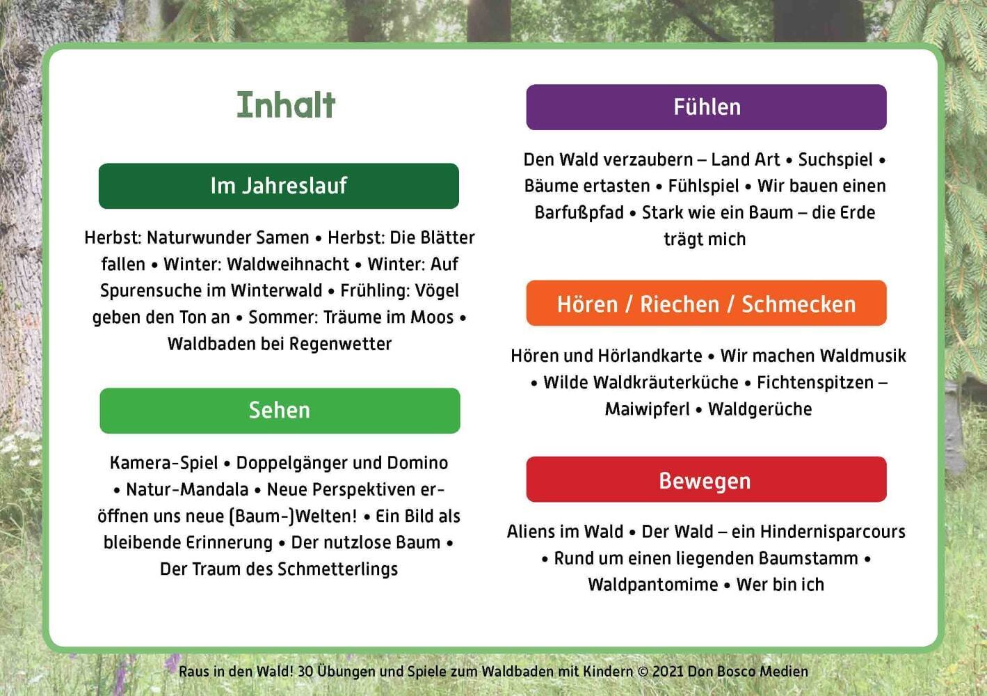 Raus in den Wald!