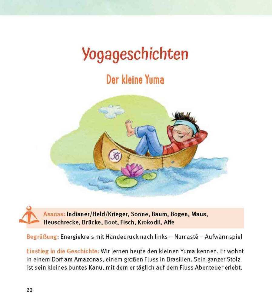 12 Kinderyoga-Mitmachgeschichten, m. 1 Beilage