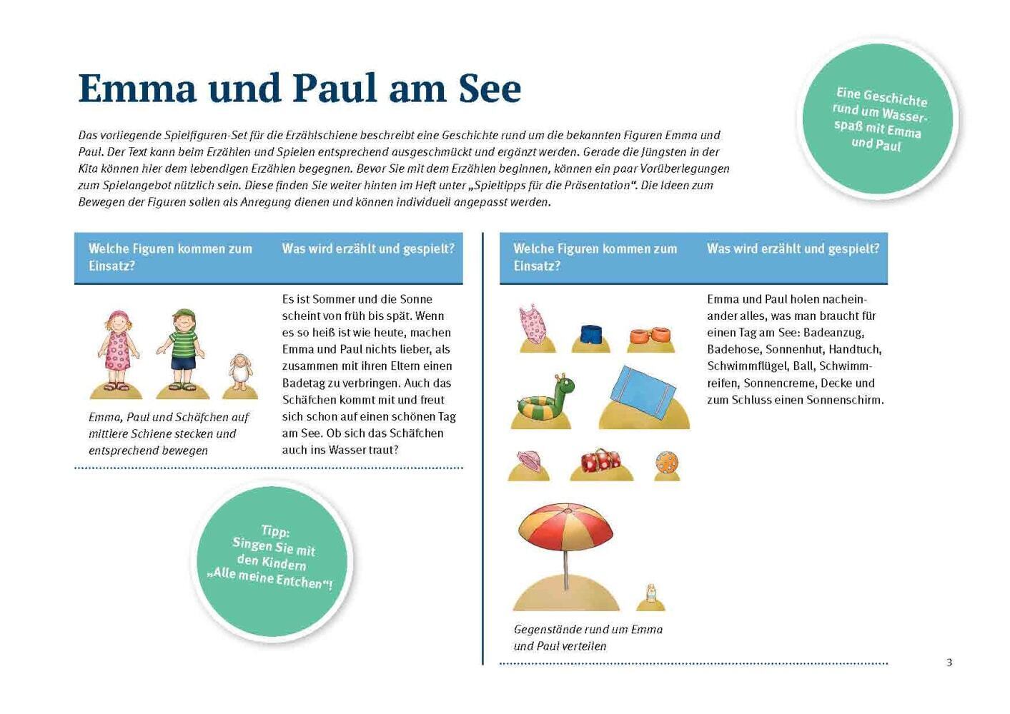 Emma und Paul am See, m. 1 Beilage