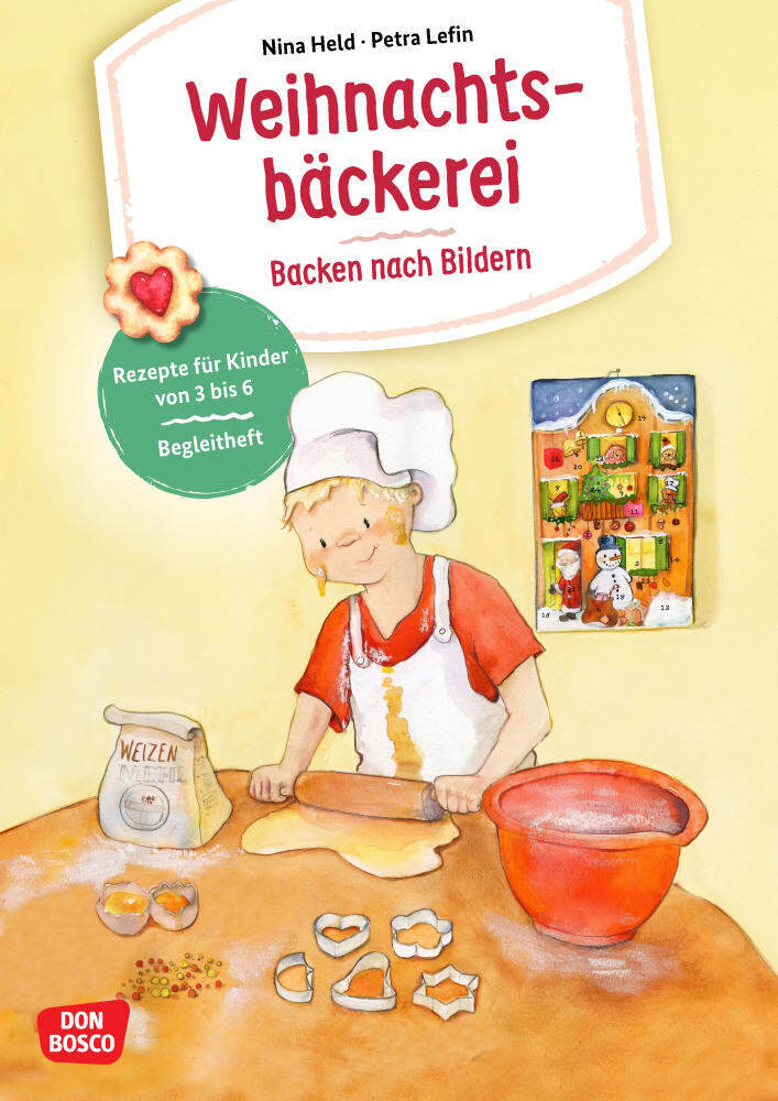 Weihnachtsbäckerei: Backen nach Bildern. Kamishibai Bildkartenset