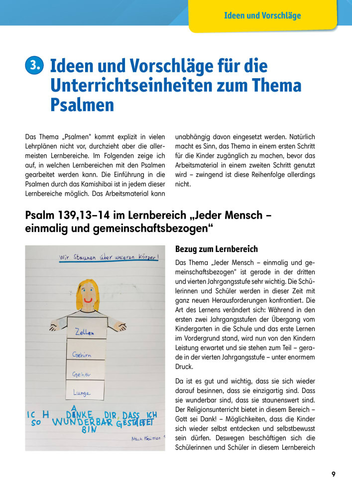 Arbeitsmaterial Grundschule. Religionsunterricht. Gottesbilder mit Psalmen entdecken und erleben, m. 1 Beilage