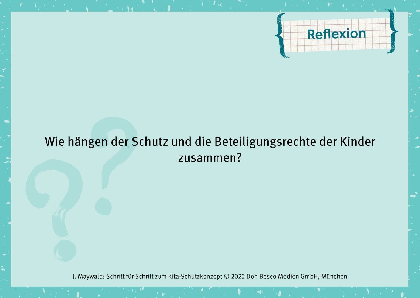 Kinderschutz: Schritt für Schritt zum Kita-Schutzkonzept, m. 1 Beilage